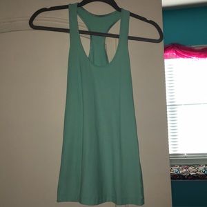 lululemon athletica size 4 green racer back tank
